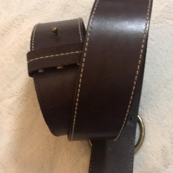 Vintage Genuine Leather Western Belt - Picture 3 of 12